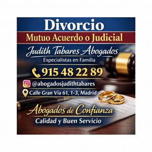 DIVORCIO EN ESPAÑA POR MUTUO ACUERDO O DIVORCIO JUDICIAL. SEPARACIÓN LEGAL. PROCESO.