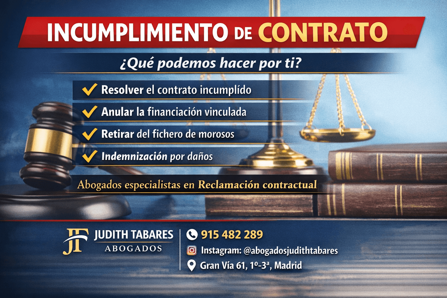 Judith Tabares | Bufetes de abogados en Madrid